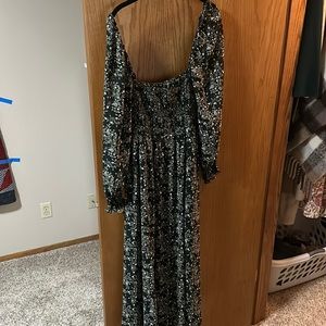 OPT Patterned Maxi Dress